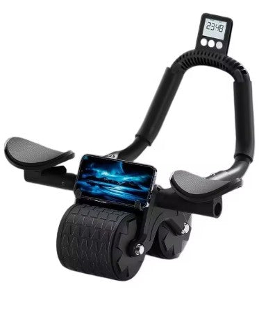 Aparelho Abdominal com Contador e Suporte para Celular AbRoller