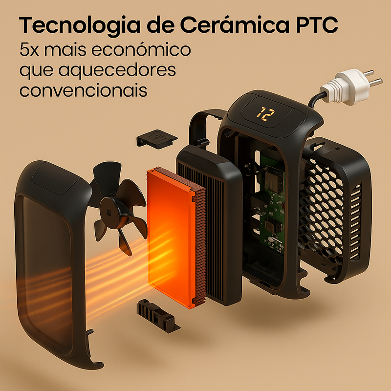 Aquecedor de Ambiente Portátil - Warmio™