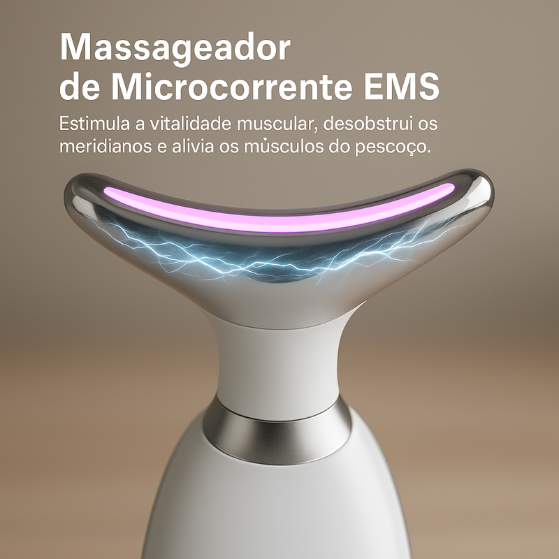 Massageador Facial de Rejuvenescimento - Lumiskin