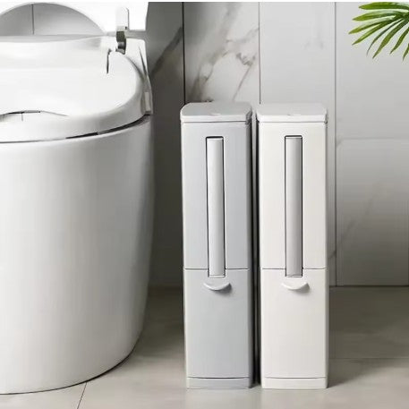 Lixo para Banheiro Compacto e Funcional CleanCore Duo