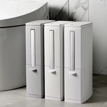 Lixo para Banheiro Compacto e Funcional CleanCore Duo