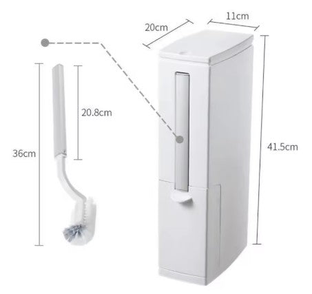 Lixo para Banheiro Compacto e Funcional CleanCore Duo