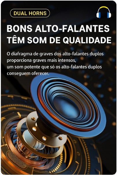 Karaokê Portátil com Microfones Sem Fio StageBox™