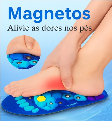 Palmilha com Reflexologia Magnética VitalMag™