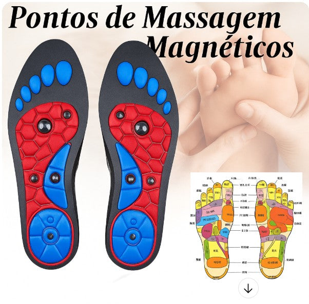 Palmilha com Reflexologia Magnética VitalMag™