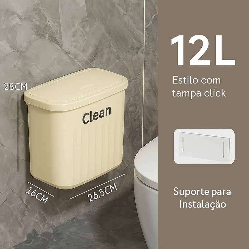 Lixo para Banheiro de Parede WallEase