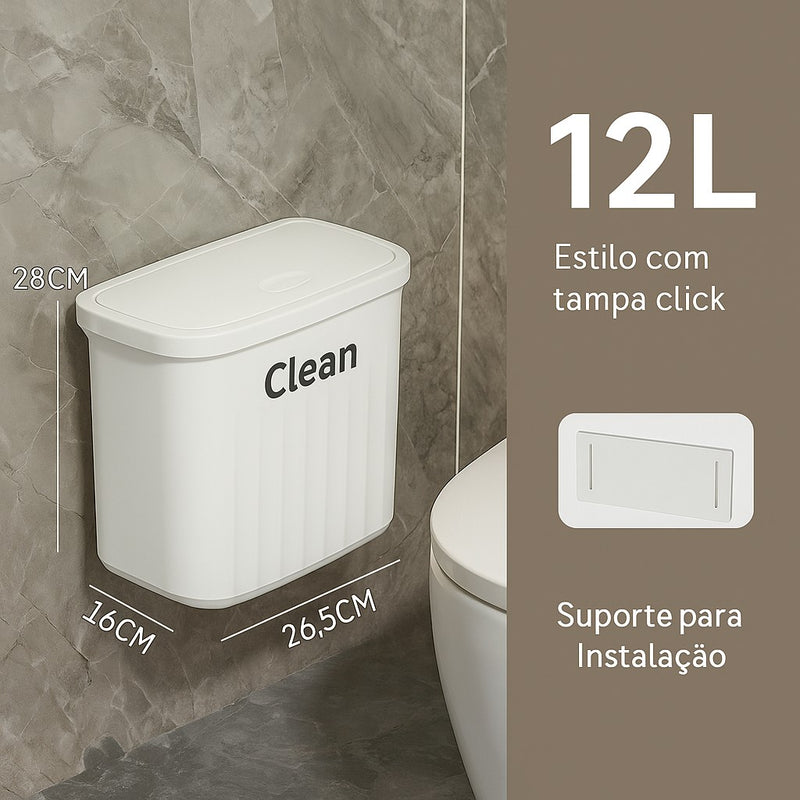Lixo para Banheiro de Parede WallEase