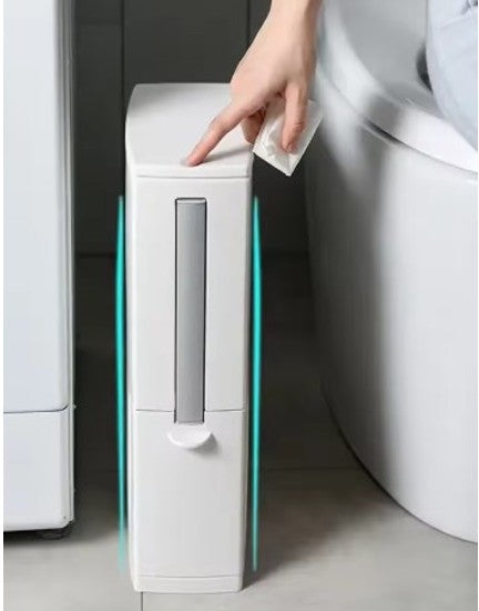 Lixo para Banheiro Compacto e Funcional CleanCore Duo