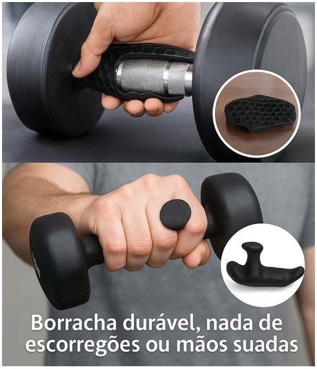 Protetor de Mão para Musculação GripGuard - Pegada de Silicone Para Melhor Aderência