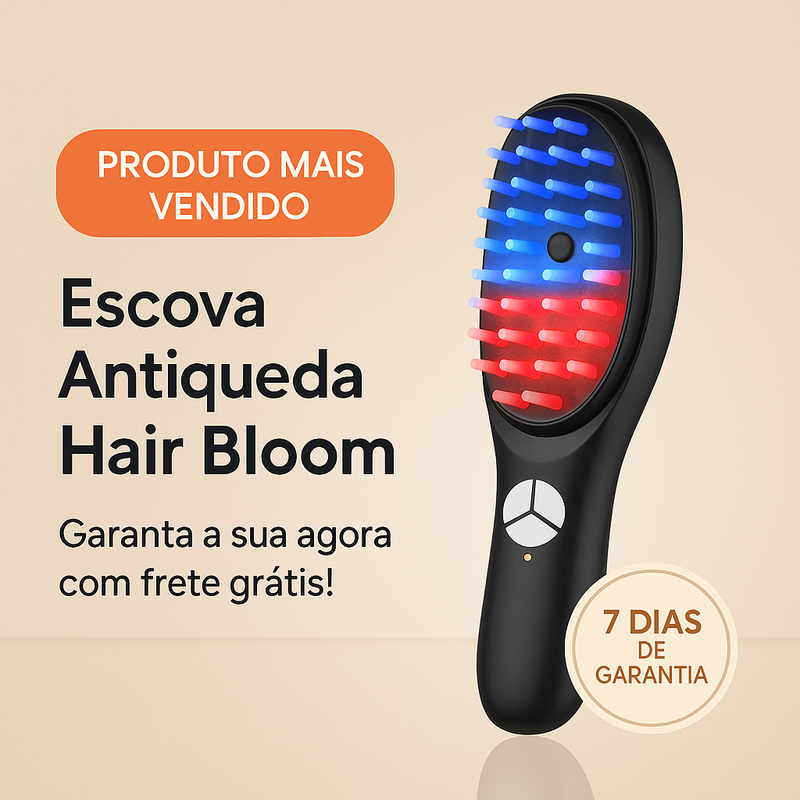 Escova Antiqueda à Laser HairBloom